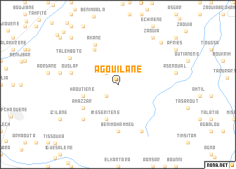 map of Agouilane