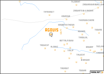map of Agouis