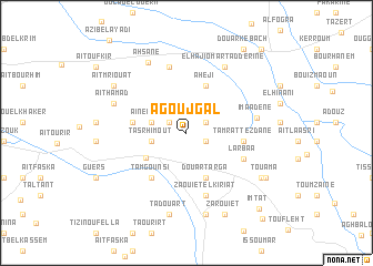 map of Agoujgal