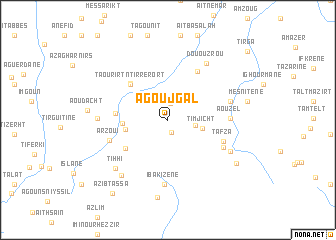 map of Agoujgal