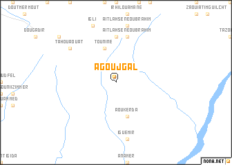 map of Agoujgal