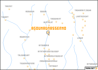 map of Agoumad nʼAssermo