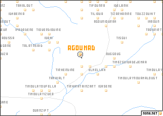 map of Agoumad