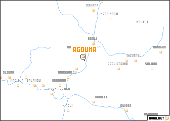 map of Agouma