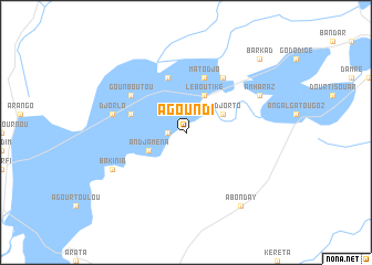 map of Agoundi