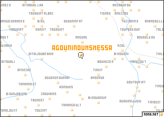 map of Agouni nʼ Ou MʼSmessa