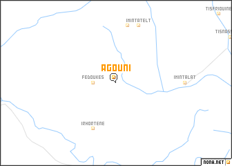 map of Agouni