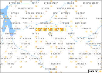 map of Agourd Ou Mzoul