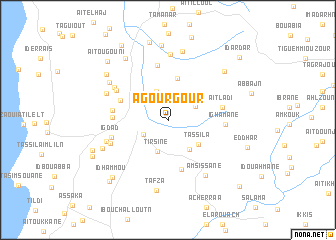 map of Agourgour