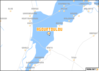map of Agourtoulou