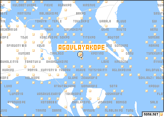 map of Agovlayakope