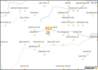 map of Ágó