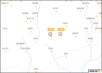 map of Āgo