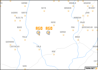 map of Āgo