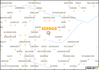 map of Agpaïdo