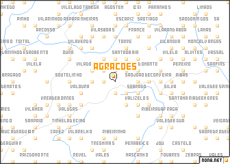 map of Agracões