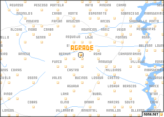 map of Agrade