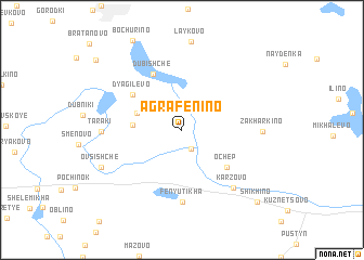 map of Agrafenino