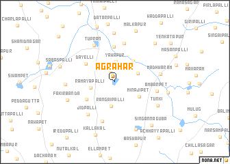 map of Agrahār