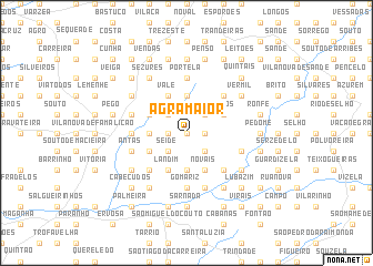 map of Agra Maior