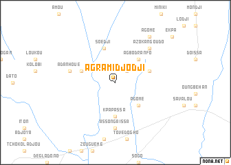 map of Agramidjodji