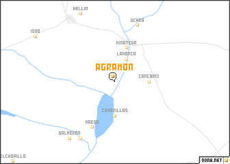 map of Agramón