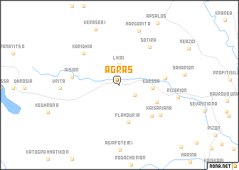 map of Ágras