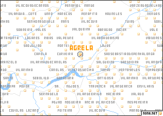 map of Agrela