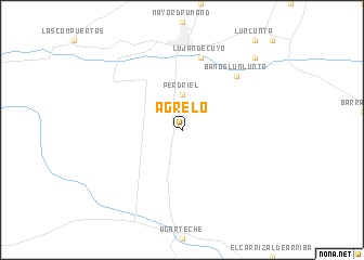 map of Agrelo