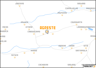 map of Agreste