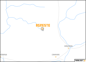 map of Agreste