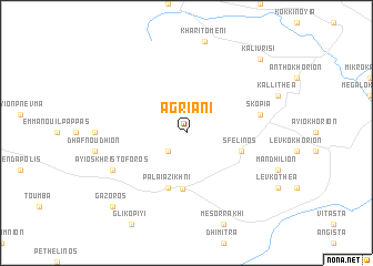 map of Agrianí