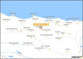 map of Agridhaki