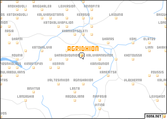 map of Agrídhion