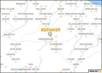 map of Agrídhion