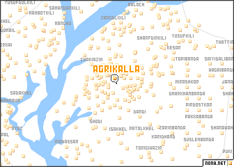 map of Agri Kalla