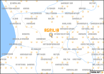 map of Agriliá