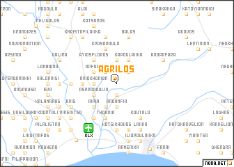 map of Ágrilos