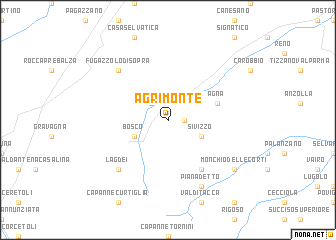 map of Agrimonte