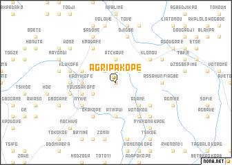 map of Agripakopé