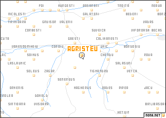 map of Agrişteu