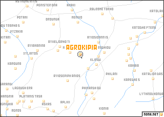 map of Agrokipia