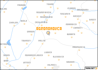 map of Agronomovca