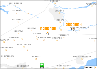 map of Agronom