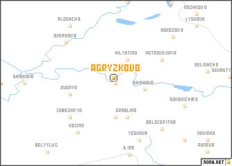 map of Agryzkovo