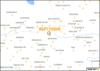 map of Agryzkovo