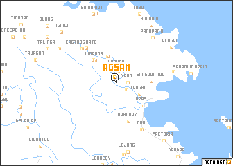 map of Agsam