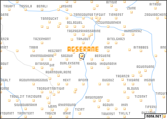 map of Agserane