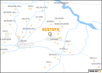 map of Ağstafa