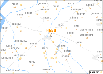 map of Ağsu